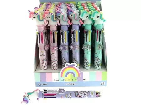 Długopis wielokolorowy Jednorożec (36szt) - ADAR