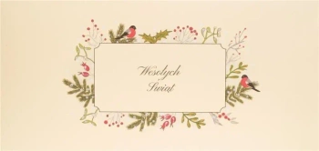 Karnet Święta Bożego Narodzenia B29 Ptaszki - MAK