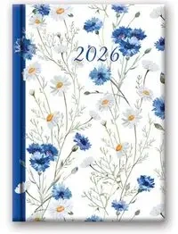 Kalendarz 2026 B6 dzienny Soft Bławatki - Lucrum