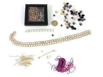 Zestaw do robienia bransoletek 8,5x8,5x2,5cm - ADAR