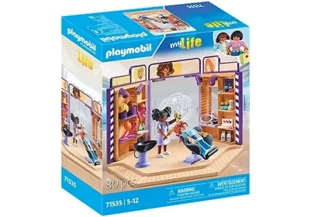 Zestaw My life 71535 Barbershop i salon fryzjerski - Playmobil