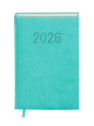 Kalendarz 2026 A5 Colorfix DNS turkusowy - -