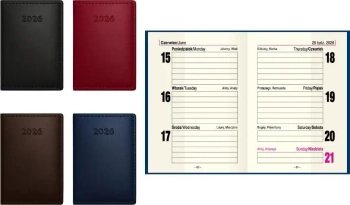 Kalendarz 2026 A7 kieszonkowy tygodniowy Lira MIX - O-press