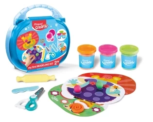 Lew z masy plastycznej walizka Creativ - Maped