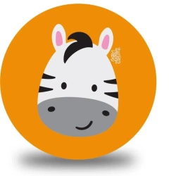 Piłka PVC Sportox Kids 230mm - Zebra - Artyk