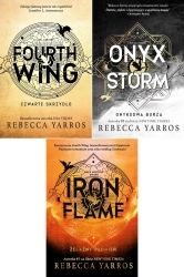 Pakiet Empireum. Fourth Wing + Iron Flame + Onyx Storm - Rebecca Yarros