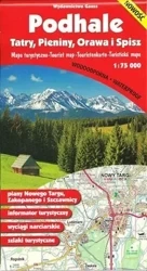 Podhale. Pieniny, Orawa i Spisz. Mapa 1:75 000 foliowana - Opracowanie zbiorowe