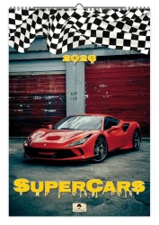Kalendarz 2026 ścienny super cars - Pan Kalendarzyk