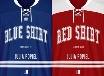 Scars of Ice PAKIET 1-2 Red Shirt + Blue Shirt Julia Popiel - Julia Popiel