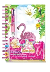 Pamiętnik z długopisem i akcesoriami Flaming - POCOWARE