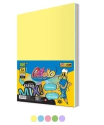 Papier ksero A4 160g 5 kolorów 100 arkuszy pastel - Alfa Pastello