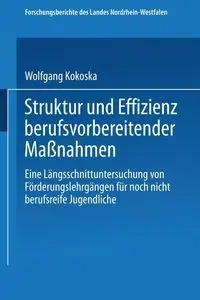 Struktur und Effizienz berufsvorbereitender Maßnahmen - Kokoska Wolfgang