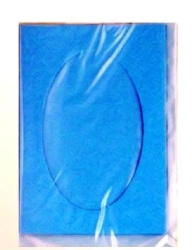 Karta passepartout + koperta jasnoniebieska 5szt - Galeria Hobby