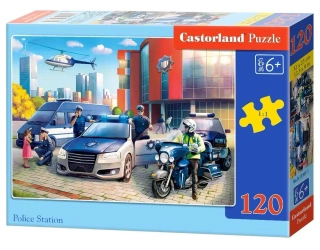 Puzzle 120 Police Station CASTOR - Castorland