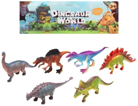 Zestaw dinozaurów 6szt - Triada