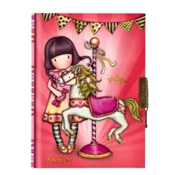 Zamykany Notes Gorjuss Fairground Carousel - Santoro