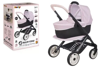 Smoby MC&Q Wózek 3w1 różowy