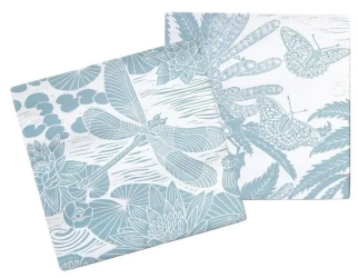 Kate Heiss Podkładki pod kubek niebieskie 2szt - Half Moon Bay