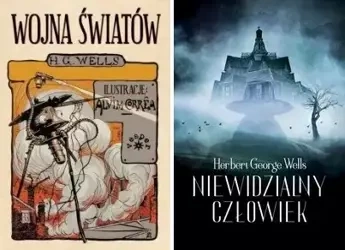 Wojna światów Niewidzialny.... PAKIET 2, HG Wells - Herbert George Wells