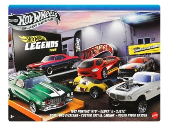 Hot Wheels Legends Samochody 1:64 6-pak Zestaw Zabawki auta 3+ JBY78