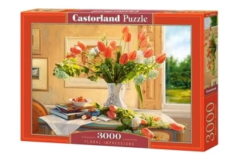 Puzzle 3000 Floral Impressions - Castorland