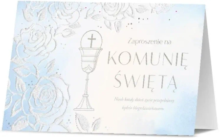 Zaproszenie Komunia (5szt) - Pan Dragon