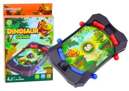 Mini gra zręcznościowa dinozaur piłka czarna - Leantoys
