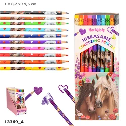 Kredki ścieralne Miss Melody 10 kolorów 13369A - DEPESCHE