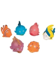 Gumowe zabawki do kąpieli zwierzęta morskie mix - Goki