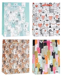 Torebka dziecięce brokat 26x32x10cm mix ROZETTE