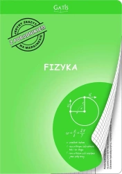 Zeszyt z poradnikiem A5/60k kratka Fizyka - Gatis