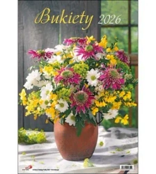 Kalendarz 2026 ścienny bukiety - Edycja Świętego Pawła