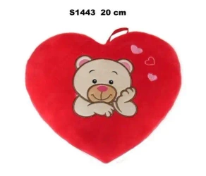 Poduszka Serce miś 20cm - Sun-Day