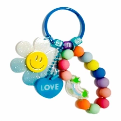 Brelok kwiatek. Niebieski - MCD