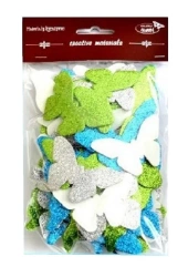 Motyle brokatowe 52szt - Galeria Hobby