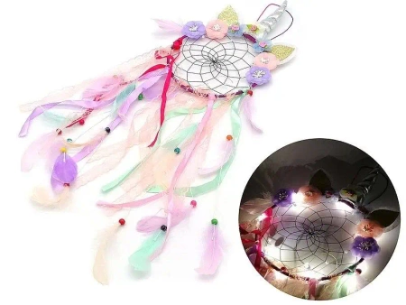 Łapacz snów ze światłem LED 23x34x20cm - ADAR