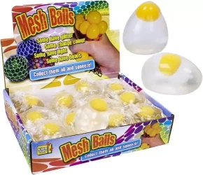 GNIOTEK ANTYSTRESOWY FIDGET MIĘKKIE JAJKO ŻÓŁTKO - Norimpex