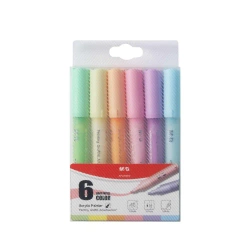 Markery akrylowe pastel 6 kolorów M&G