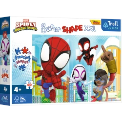 Puzzle 60 XXL Super Shape Sprytny Spiday 50012 - Trefl PAP