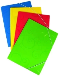Teczka A4 plastikowa z gumką MIX - Schemat