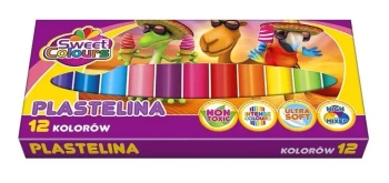 Plastelina 12 kolorów - Sweet colours