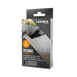 Kredka lubryka woskowa Economy 795 czarna (12szt) - Lyra