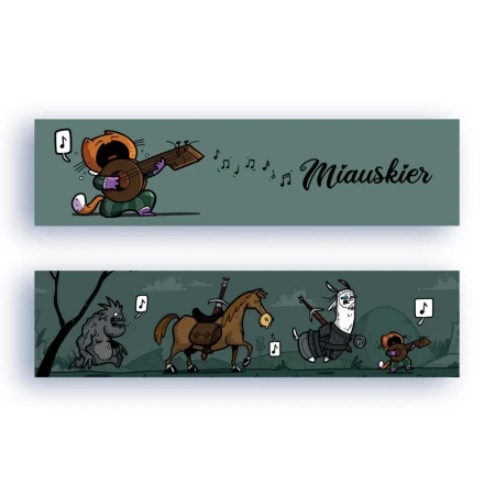 Zakładka kartonowa - Miauskier - Molom