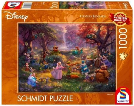 Puzzle PQ 1000 Thomas Kinkade Robin Hood Disney G3 - Schmidt