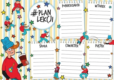 Plan lekcji A5 - Chłopak - Henry
