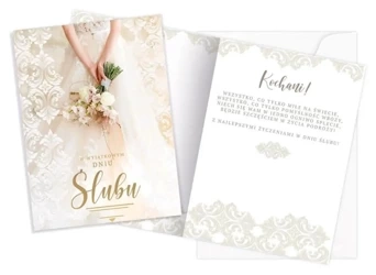 Karnet V-041 Ślub - Kukartka