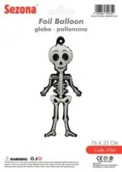 Balon Halloween Szkielet 76x35cm - Sezona