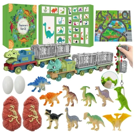 Kalendarz adwentowy dinozaury - Leantoys