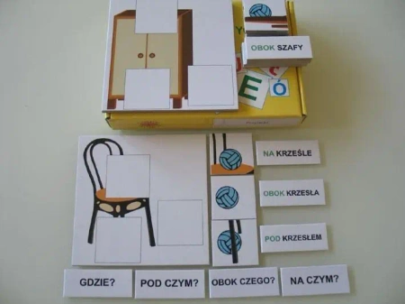 Zestaw dydaktyczny. Przyimki - praca zbiorowa