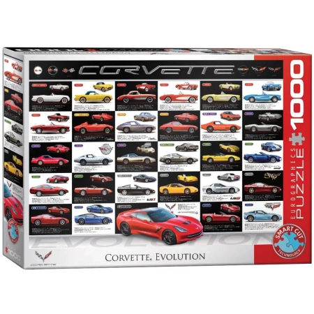 Puzzle 1000 Corvette ewolucja 6000-0683